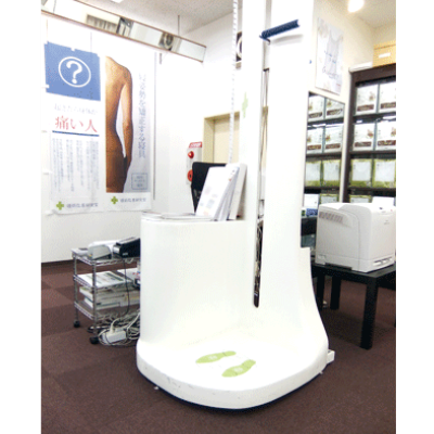 オーダー枕　大阪　専門店　睡眠改善研究室　店舗案内　機械測定機（スマホ）