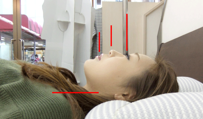 女性へのオーダーメイド枕【大阪　睡眠改善研究室の作成事例】